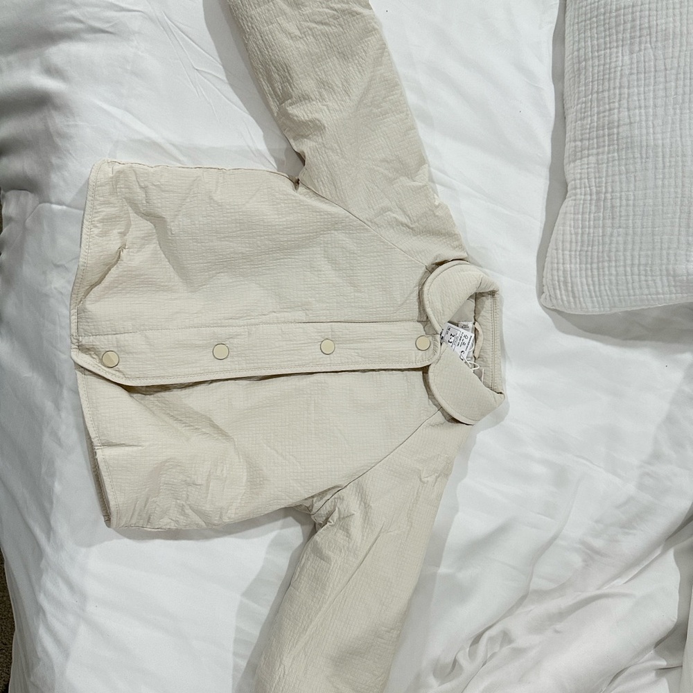 Mango Cream Puffer Jacket for Kids